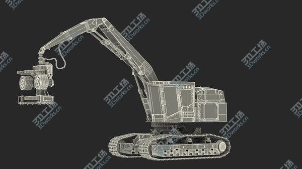 images/goods_img/20210312/3D Tigercat 855D Tracked Harvester Dirty/4.jpg